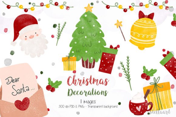 Download Watercolor Christmas Decorations - Christmas decorations Collection