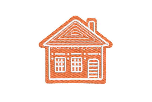 Download Gingerbread House with a Pattern - Gingerbread house Collection