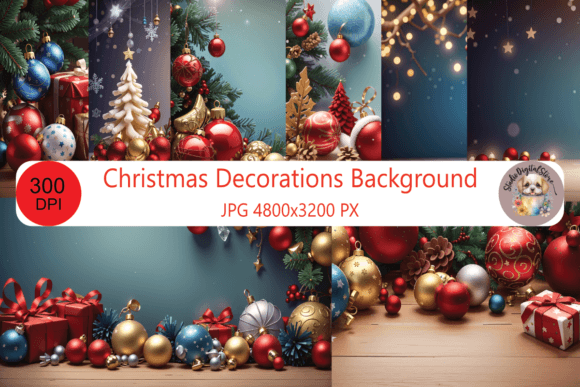 Download Christmas Decorations Background - Premium Resources