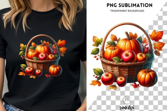 Download Autumn Basket Digital Crafting File - Digital Collection